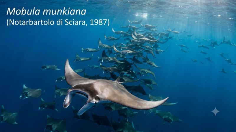 Mobula munkiana Notarbartolo di Sciara, 1987